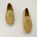 Mocassins Mocassins en suede Versace Beige Homme