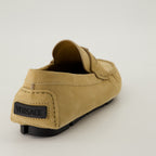 Mocassins Mocassins en suede Versace Beige Homme