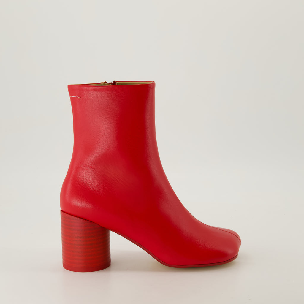 Ankle boots Bottines Anatomic Mm6 Red Femme