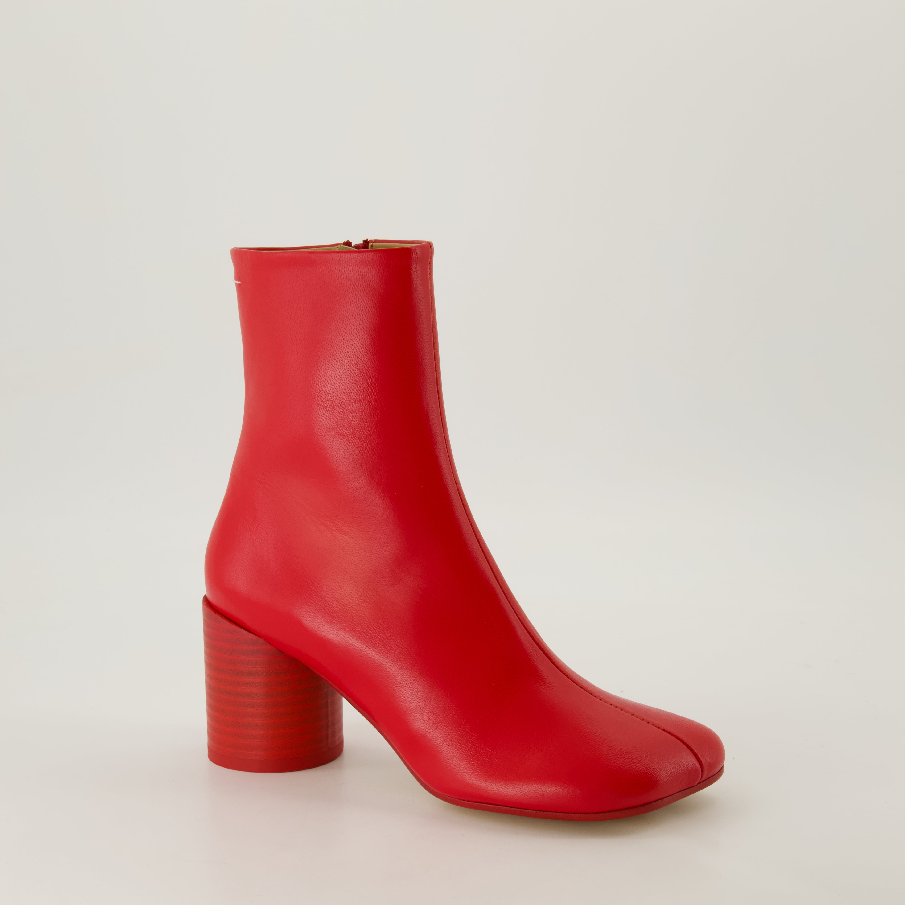 Ankle boots Bottines Anatomic Mm6 Red Femme