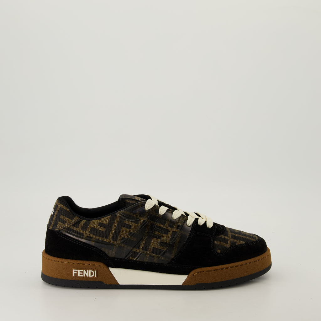 Sneakers Fendi Match FF Sneakers Fendi Brown Homme