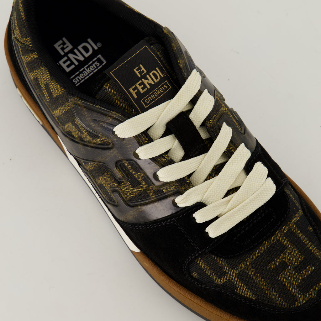 Sneakers Fendi Match FF Sneakers Fendi Brown Homme