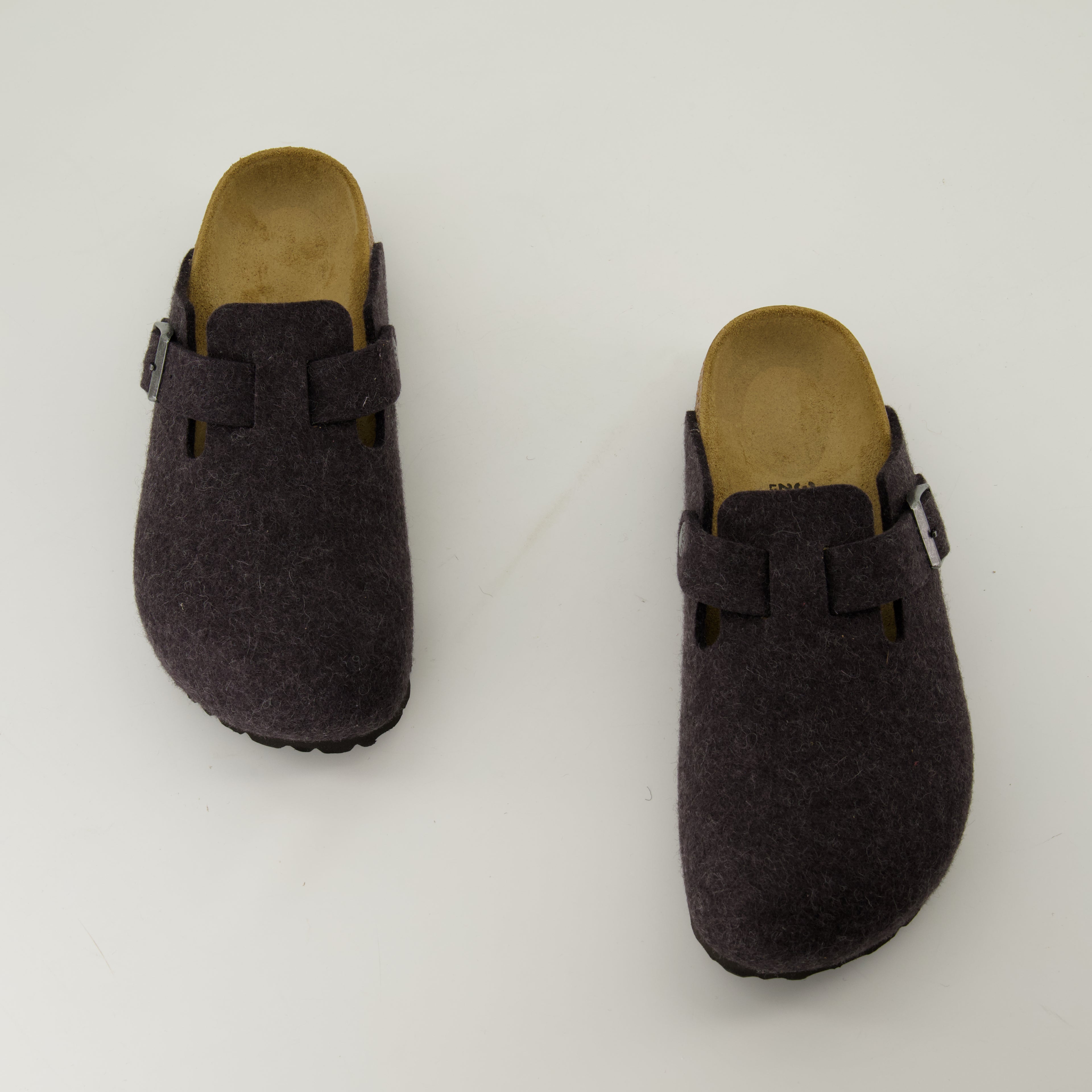 Chaussures ouvertes Mules Boston Birkenstock Gris Unisexe