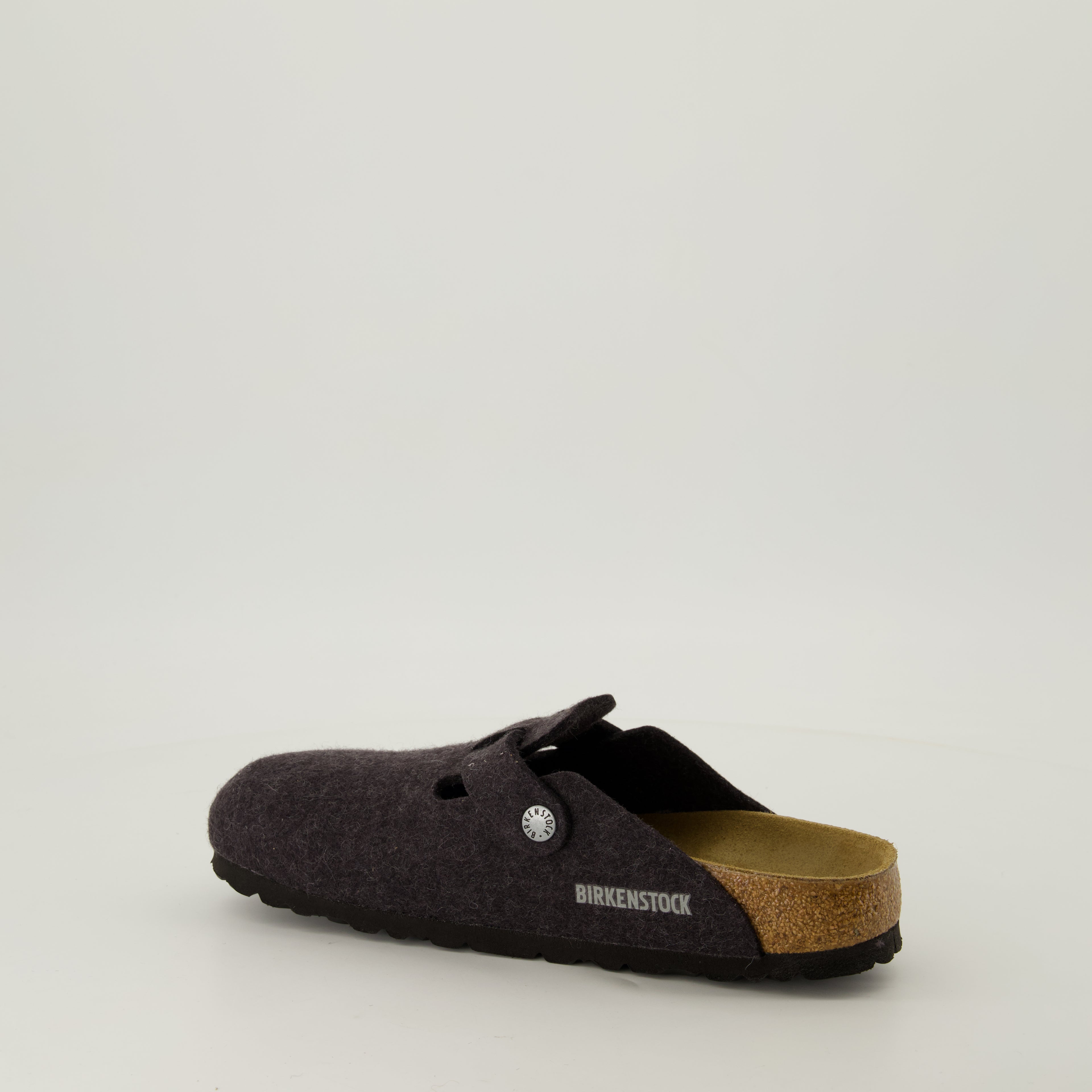 Chaussures ouvertes Mules Boston Birkenstock Gris Unisexe
