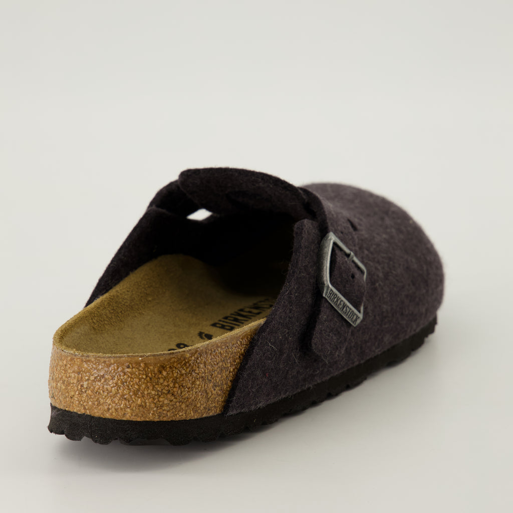 Scarpe aperte Mule Boston Birkenstock Grigio Unisex