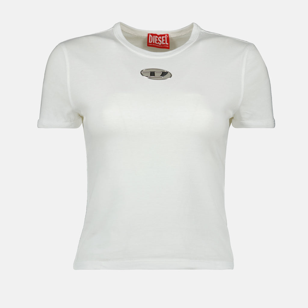 T-shirt T-shirt blanc D-Uncuntie Diesel Bianco Femme