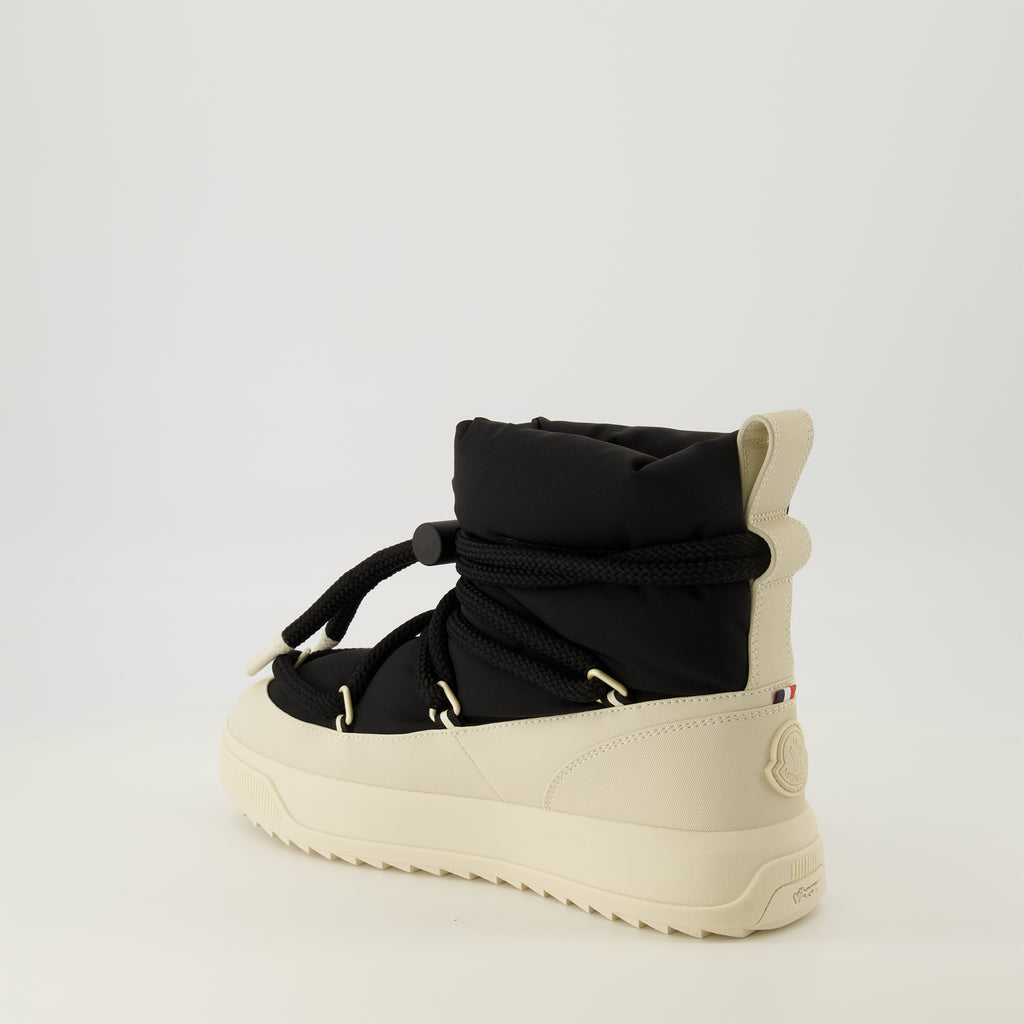 Image of the Moncler Altive Mid Snow Boots for Men - Autumn-Winter 2025 Season - Three-Quarters Front Right View