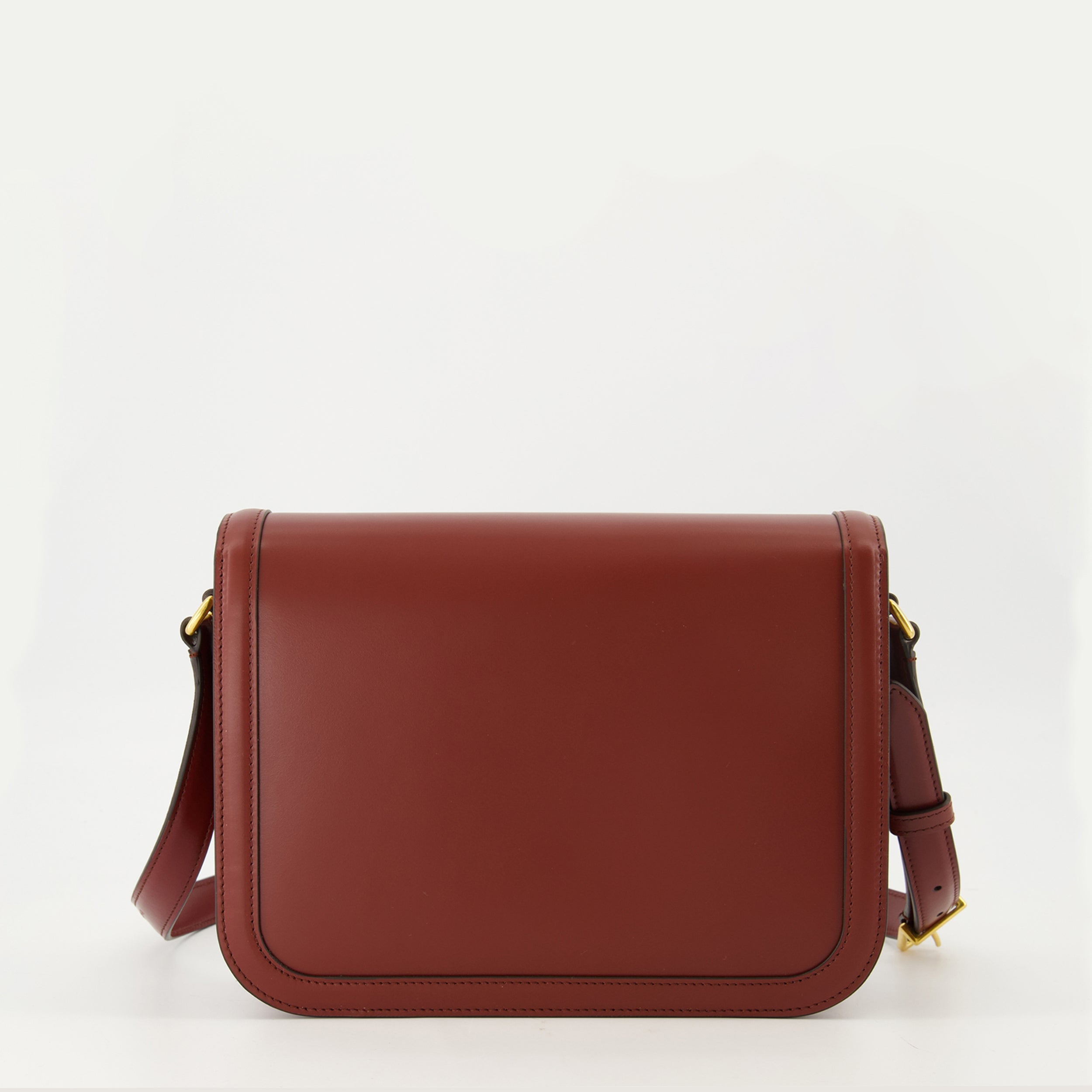 Sacs bandoulière VLogo Burgundy Leather Bag Valentino Garavani Bordeaux Femme