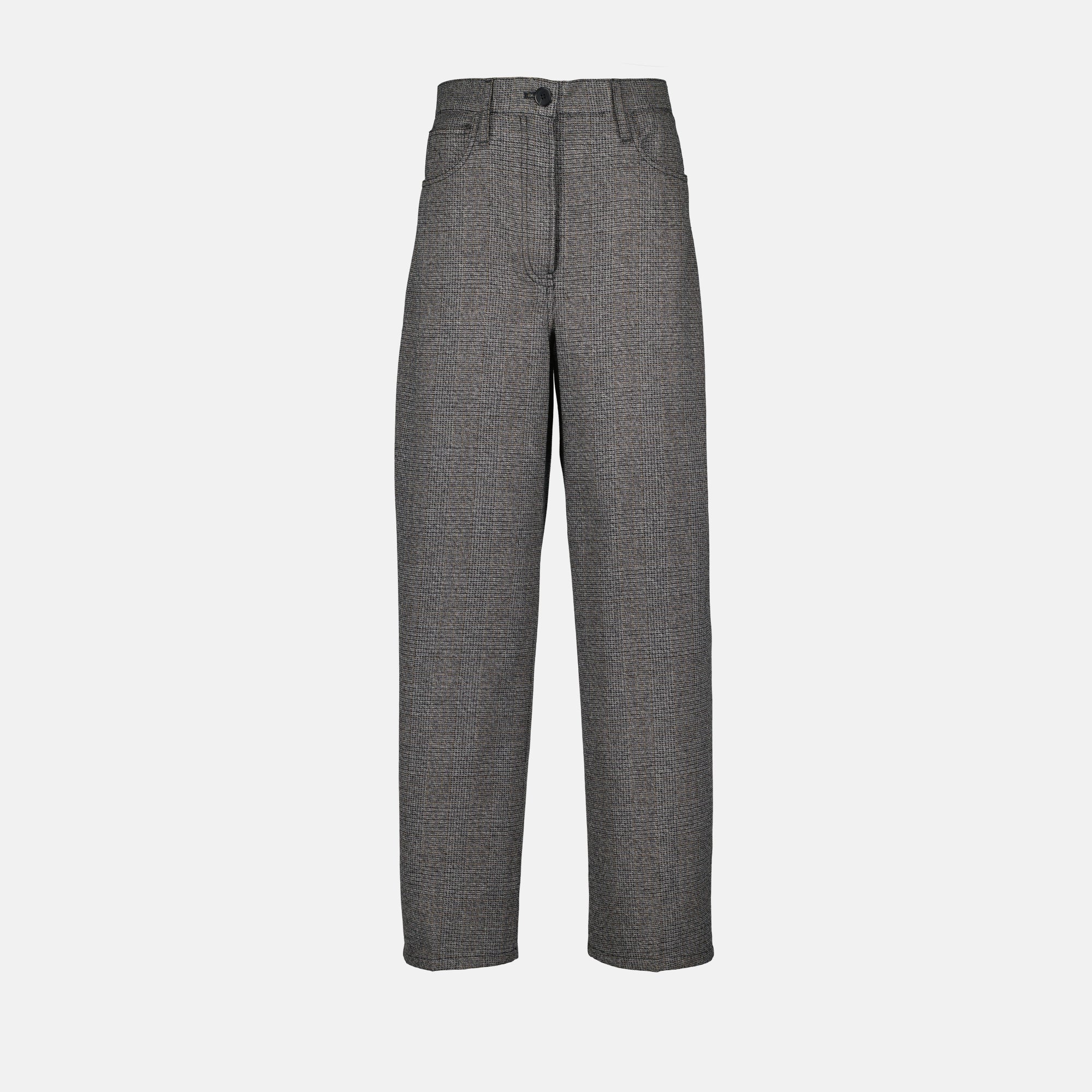 Image de l'article Pantalon à carreaux de la marque Prada pour Femme - Saison Automne-Hiver 2025 - Vue de Face