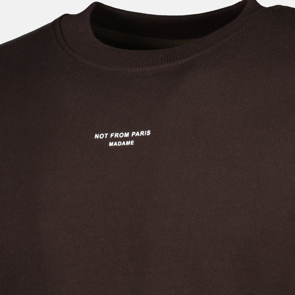 Bild des Drole De Monsieur Classic Slogan Sweatshirts für Herren - Herbst-Winter 2025 - Detaillierte Ansicht_1