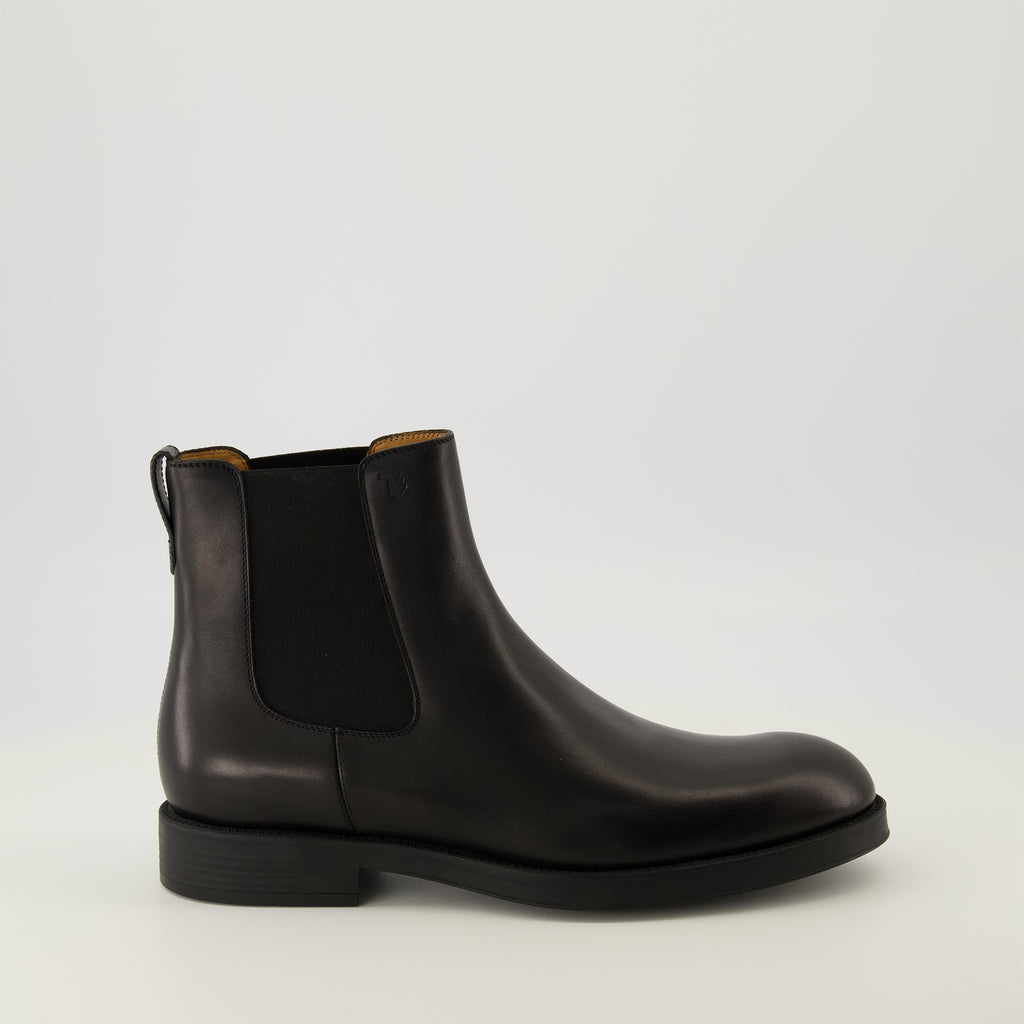 Image de l'article Bottines en cuir de la marque Tod's pour Homme - Saison Automne-Hiver 2025 - Vue latérale droite