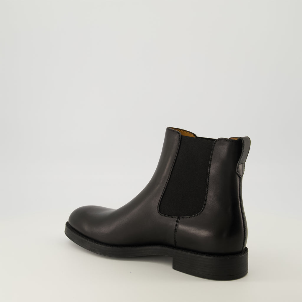 Image de l'article Bottines en cuir de la marque Tod's pour Homme - Saison Automne-Hiver 2025 - Vue trois quarts arrière droite