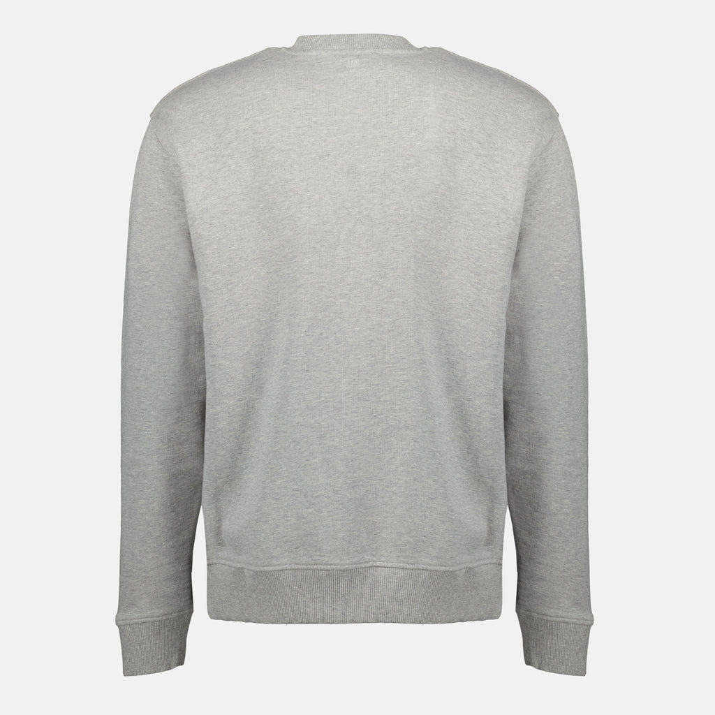 Bild des AMI-Herz-Sweatshirts der Marke Ami PARIS für Männer - Herbst-Winter 2025 - Detailansicht 2