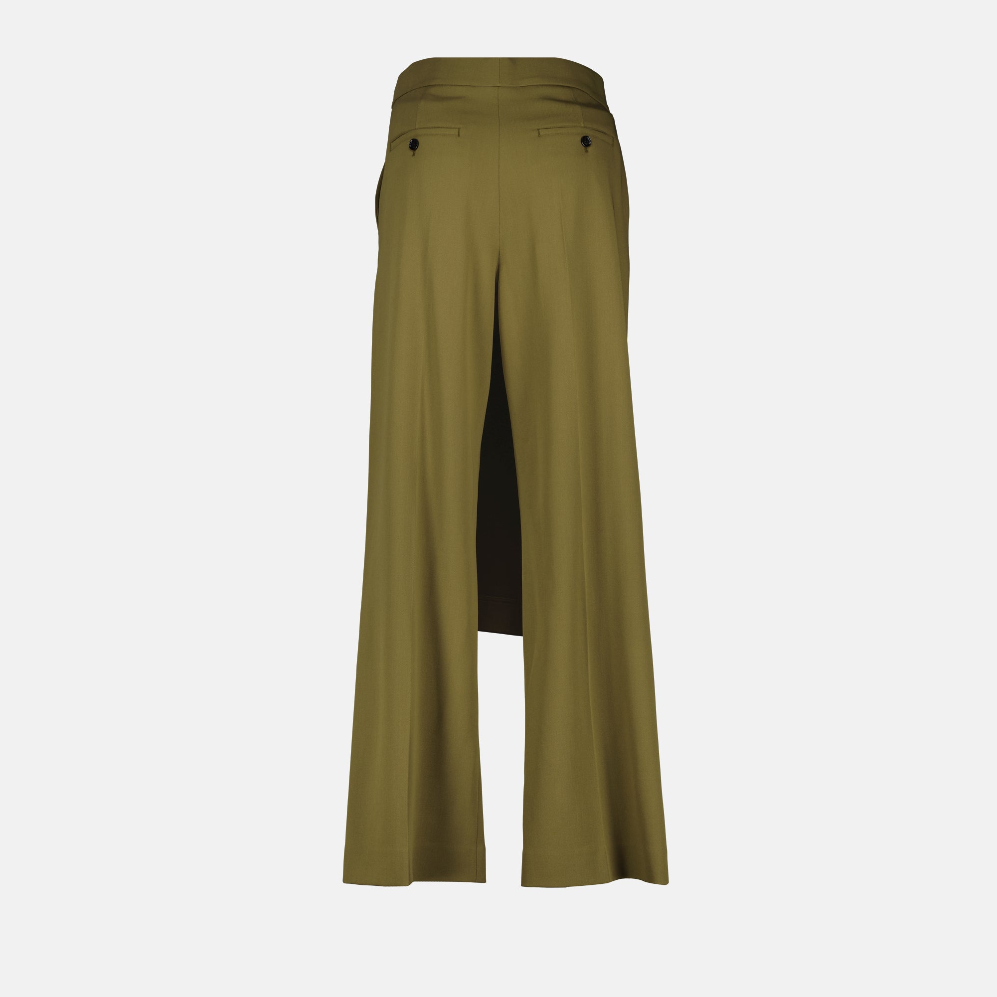 Image of the Wide Leg Trousers by Ami PARIS for Women - Fall-Winter 2025 - Detailed View_2
