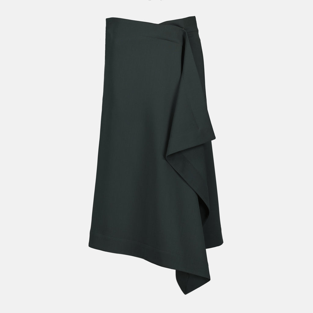 Image de l'article Jupe portefeuille de la marque Ami PARIS pour Femme - Saison Automne-Hiver 2025 - Vue de Face