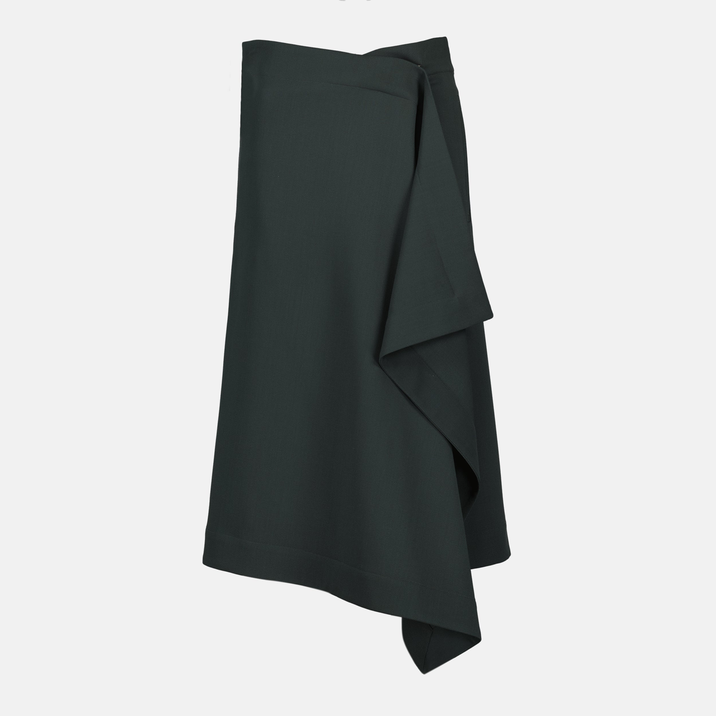 Image de l'article Jupe portefeuille de la marque Ami PARIS pour Femme - Saison Automne-Hiver 2025 - Vue de Face