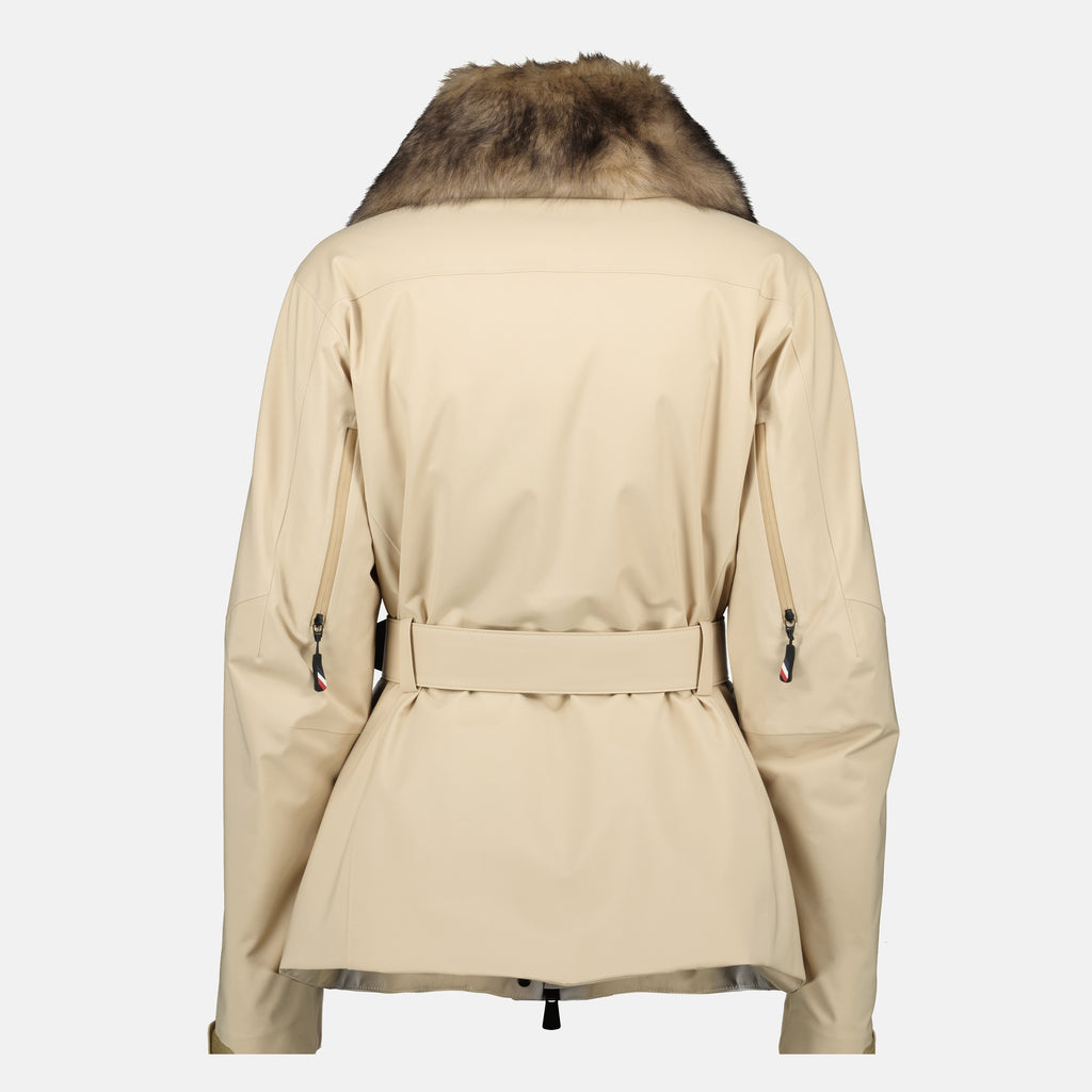 Manteaux 비젤스 스키 재킷 Moncler Grenoble Beige Femme