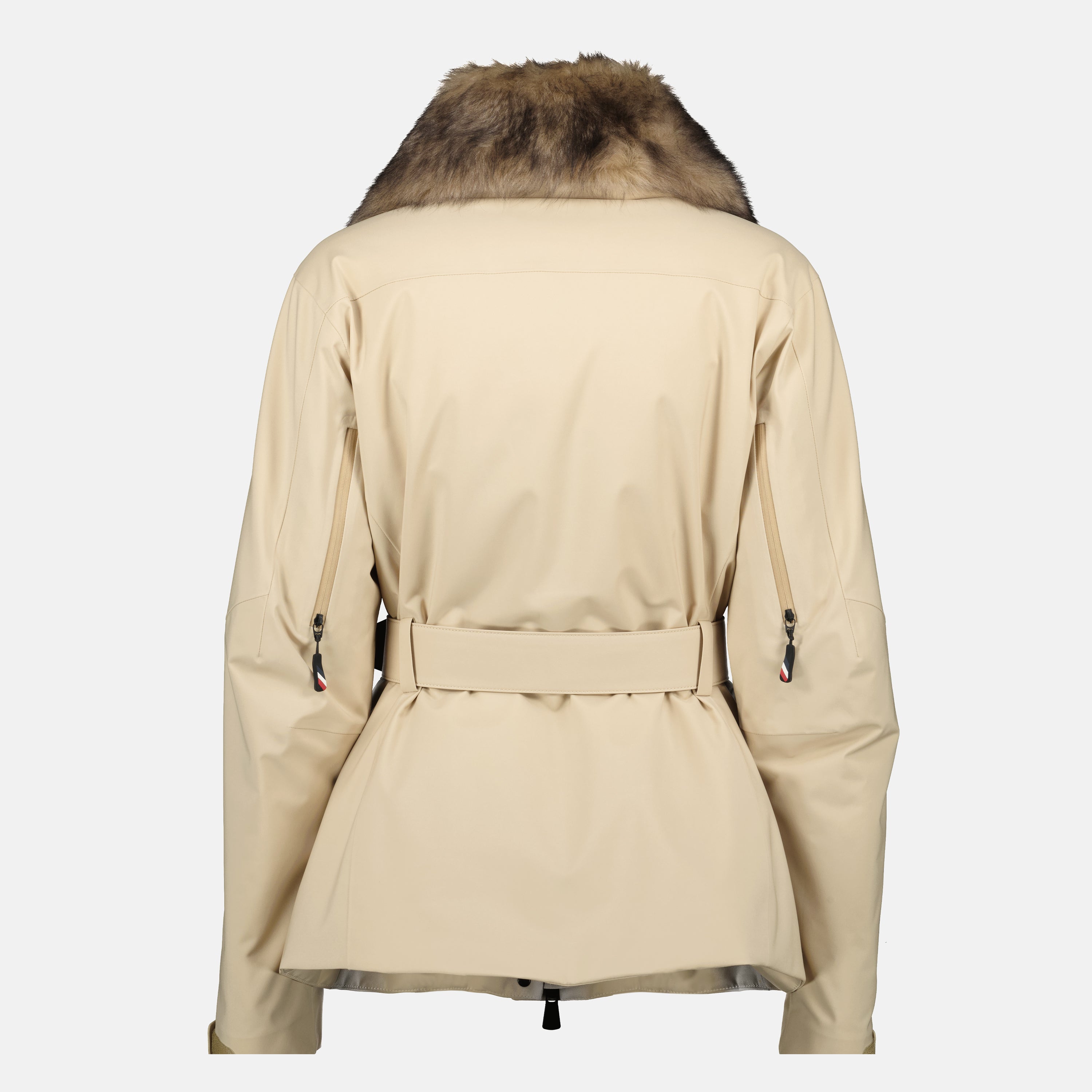 Manteaux 비젤스 스키 재킷 Moncler Grenoble Beige Femme