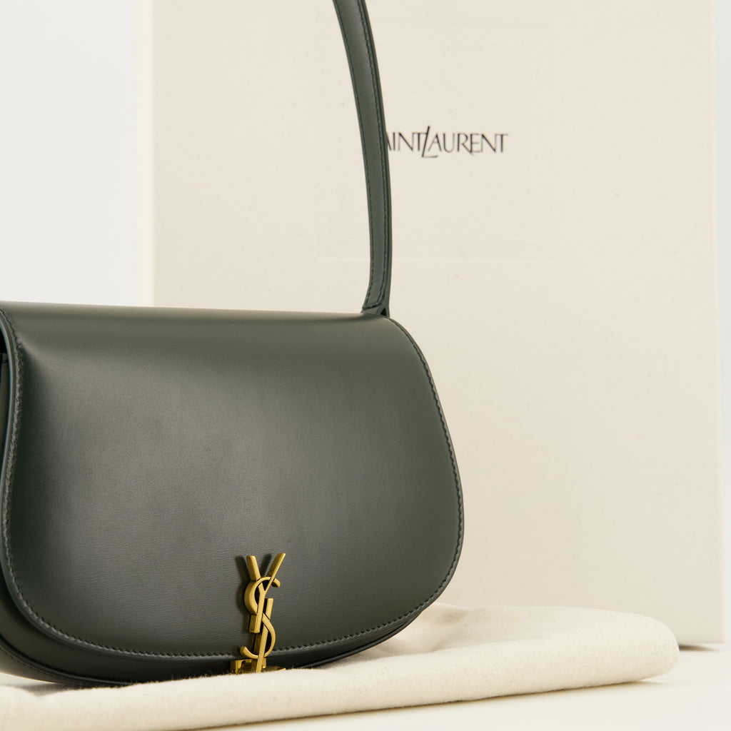 Sacs à main et épaule 미니 볼테르 카키 백 Saint Laurent Vert Femme