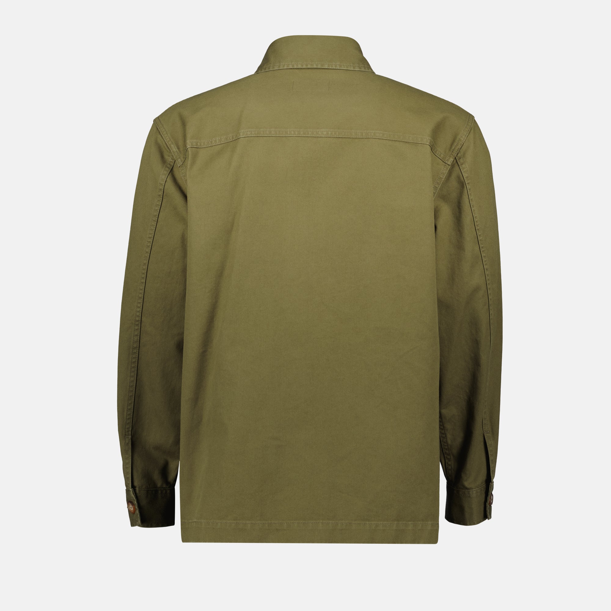 세인트로랑의 카산드르 데님 셔츠 이미지 - 남성용 - 2025 가을-겨울 - 뒷면 보기