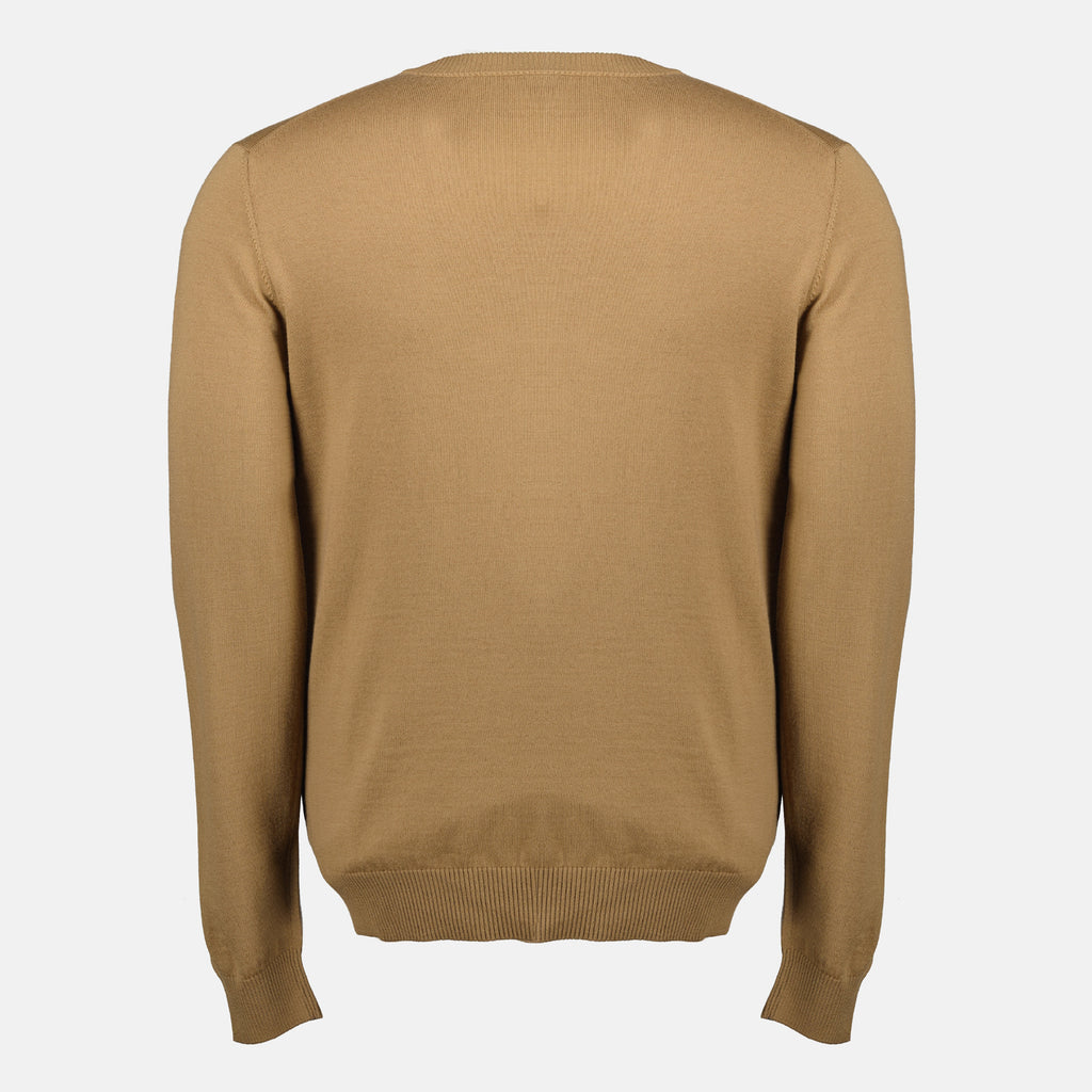 Maille Pull de Lã Castanho Fendi Marron Homme