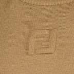 Maille Maglione di Lana Marrone Fendi Marron Homme