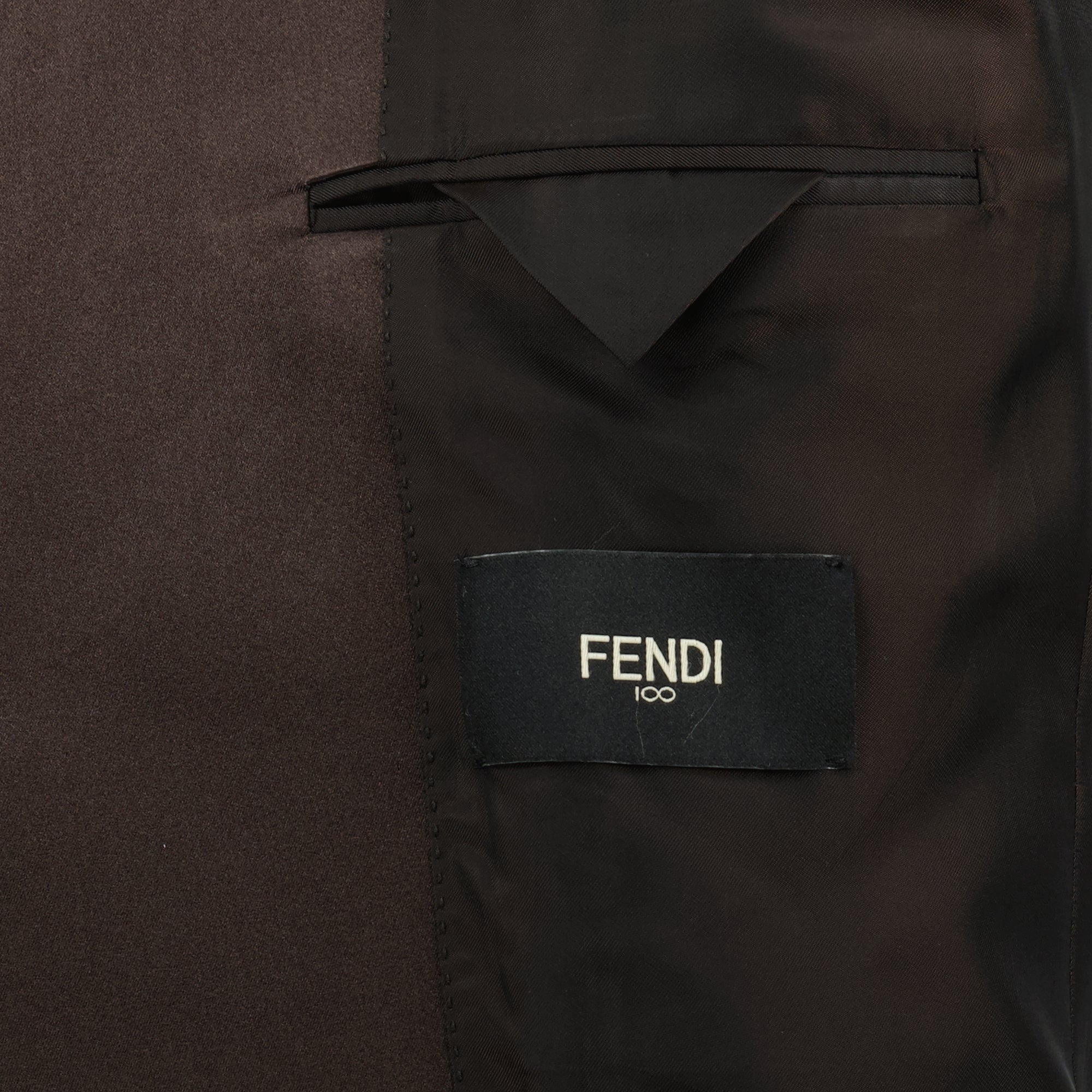 Image de l'article Blazer en laine de la marque Fendi pour Homme - Saison Automne-Hiver 2025 - Vue détaillée_2