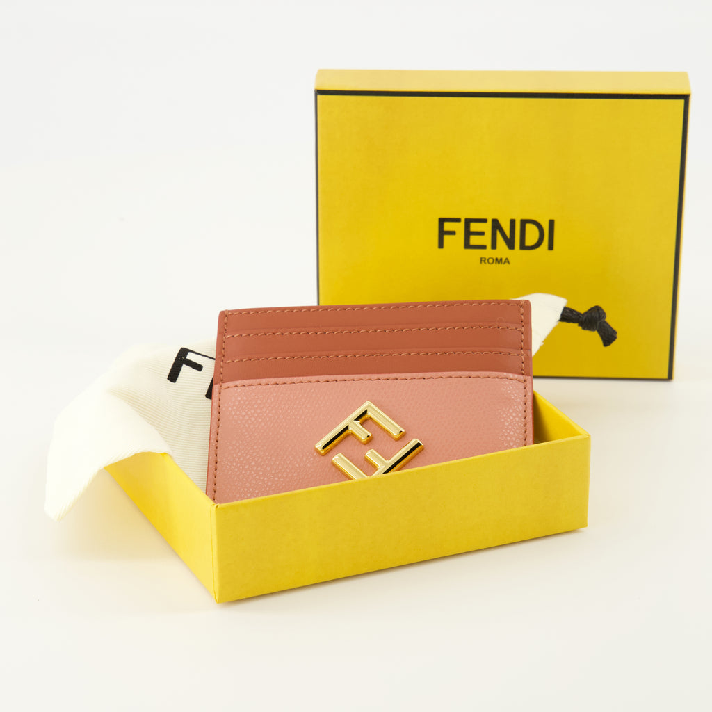 Petite maroquinerie Porte-cartes Diamonds Fendi Rose Femme