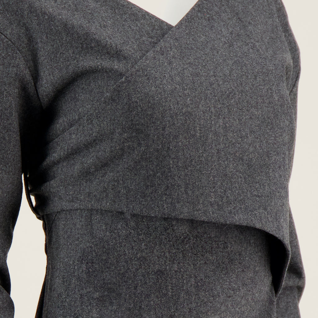 Image de l'article Robe longue Aubrey de la marque Khaite pour Femme - Saison Automne-Hiver 2025 - Vue détaillée_3