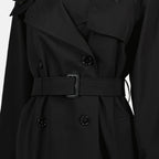 Immagine del trench lungo Castleford nero di Burberry per Donna - Stagione Primavera-Estate 2026 - Vista Dettagliata_2