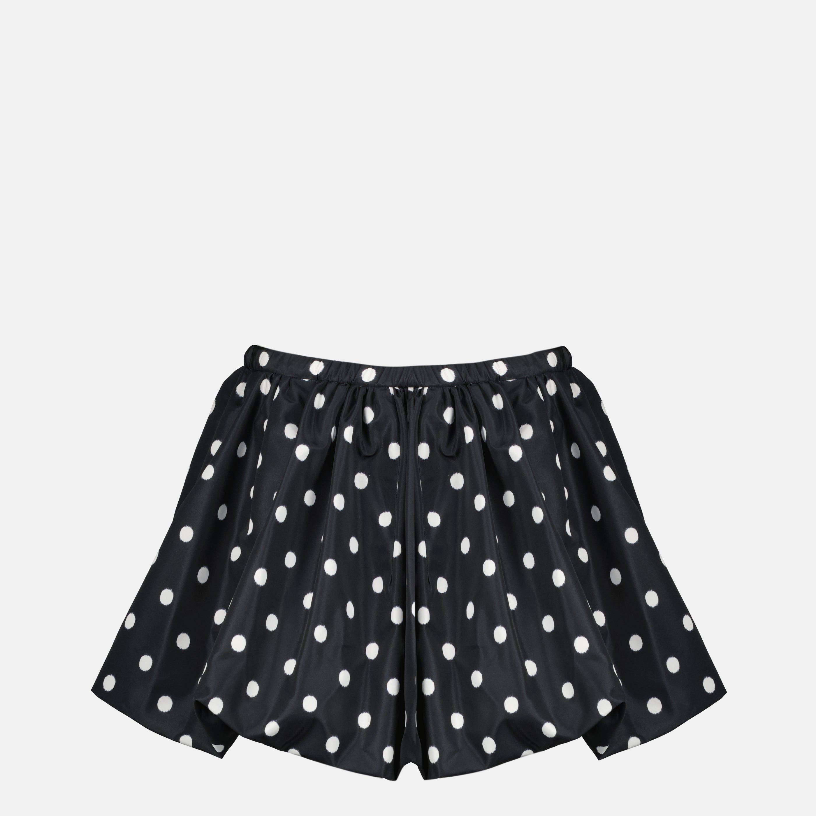 Jupes Mini jupe à pois Patou Noir Femme