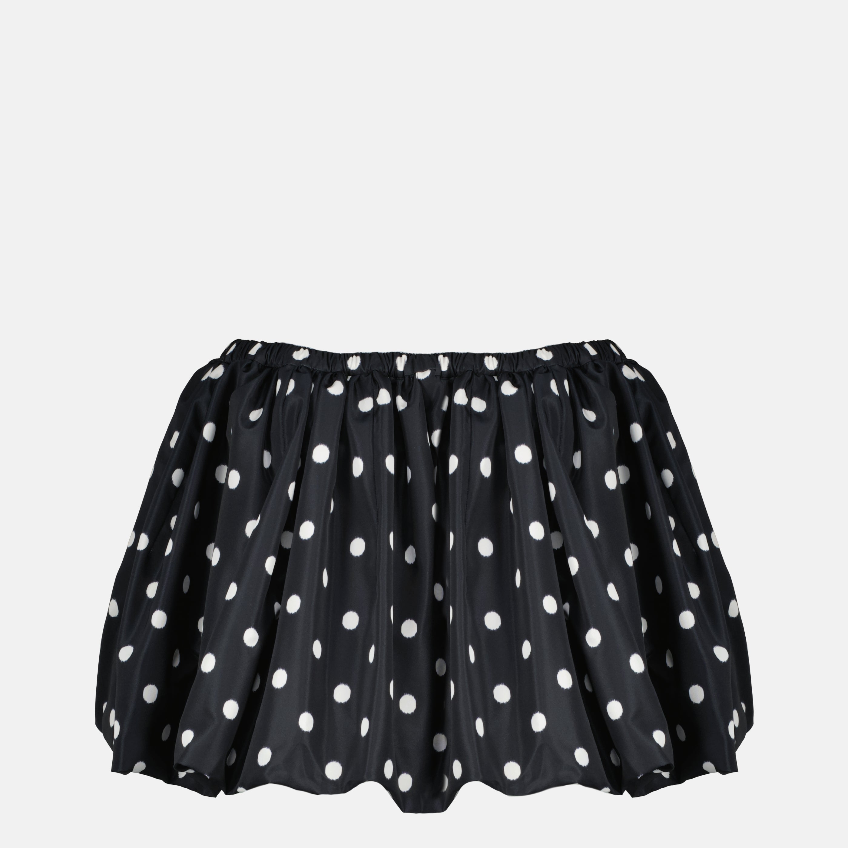 Jupes Mini jupe à pois Patou Noir Femme