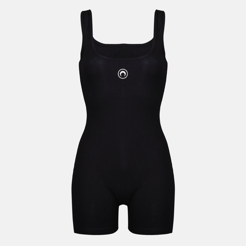 Combinaisons et ensembles Macaquinho em Algodão Preto Marine Serre Noir Femme