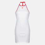 Robes 쇼트 문 백리스 화이트 드레스 Marine Serre Blanc Femme