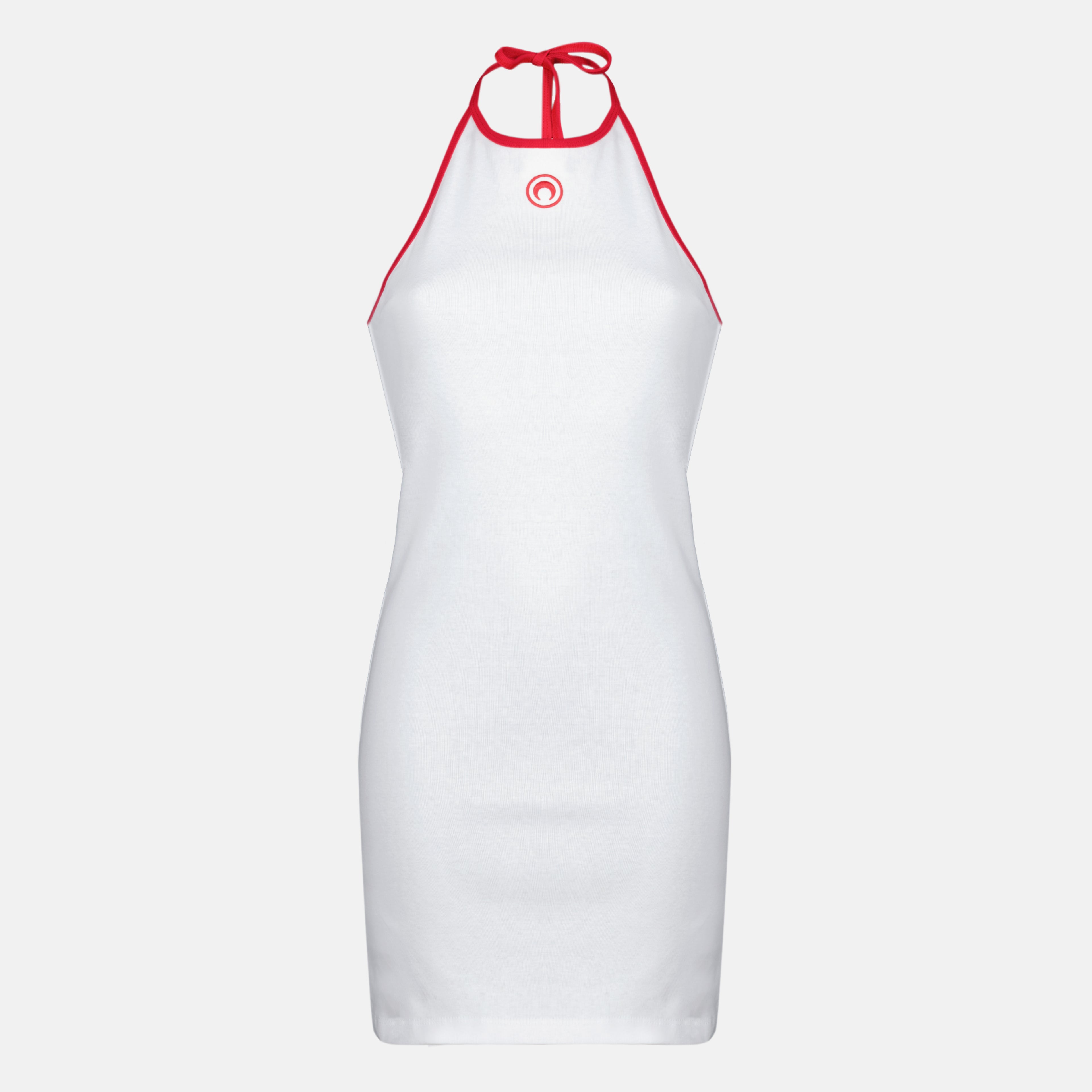 Robes Robe courte Moon dos nu blanche Marine Serre Blanc Femme