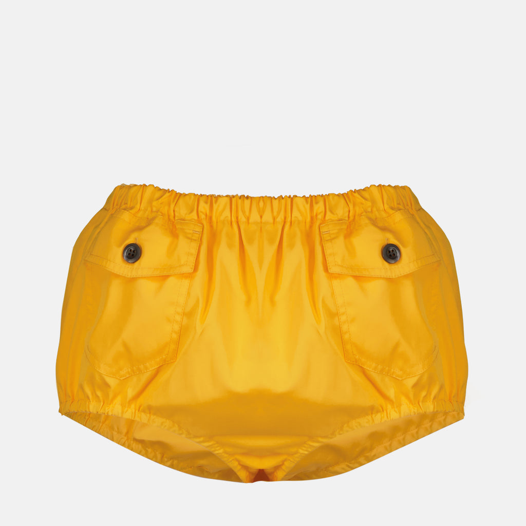 Shorts Short en coton orange Prada Orange Femme