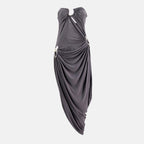 Robes グレー・オリカ・ドレス Christopher Esber Gris Femme