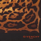 Écharpes, foulards et gants Foulard in seta con stampa leopardata Givenchy Marron Femme