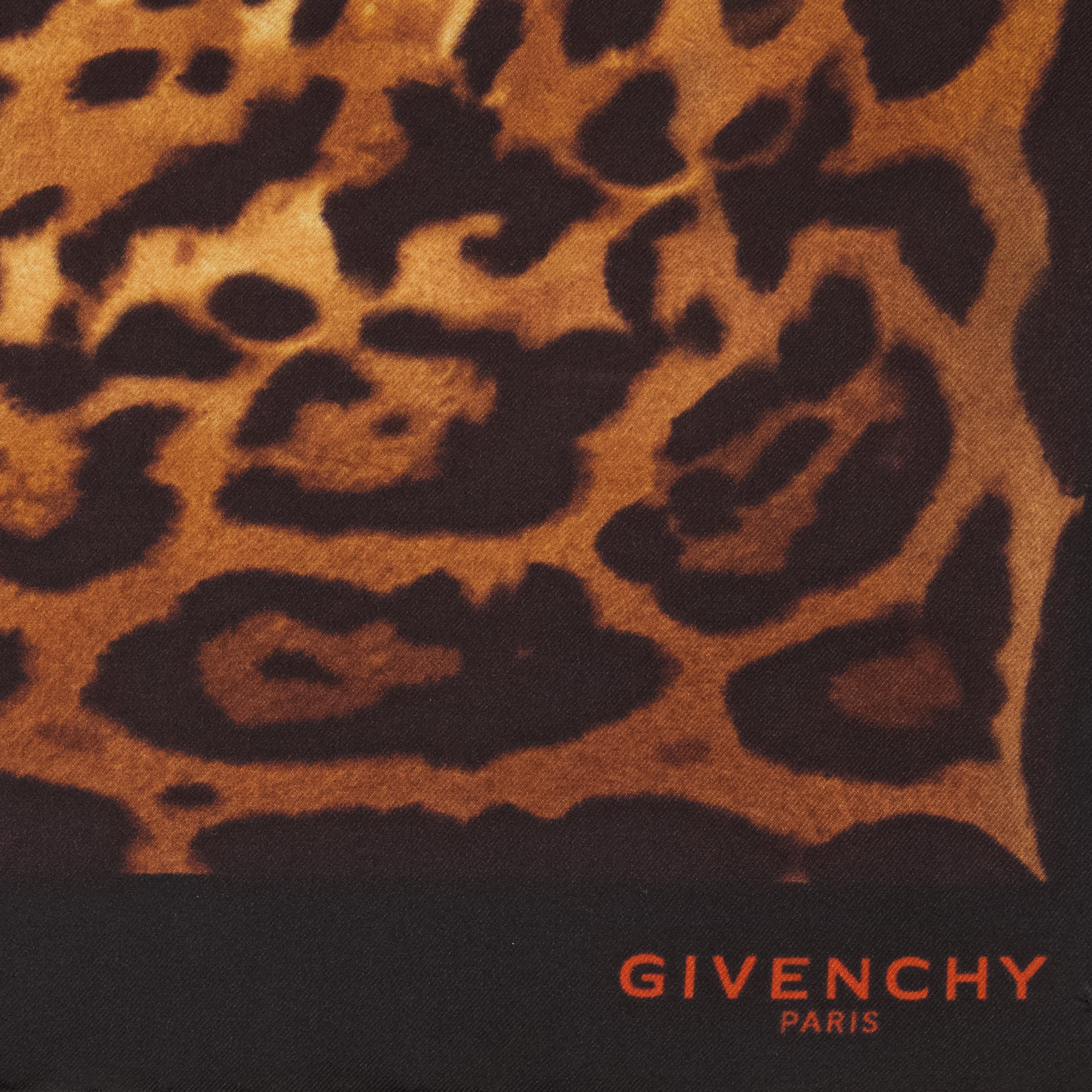 Écharpes, foulards et gants ヒョウ柄シルクスクエア Givenchy Marron Femme
