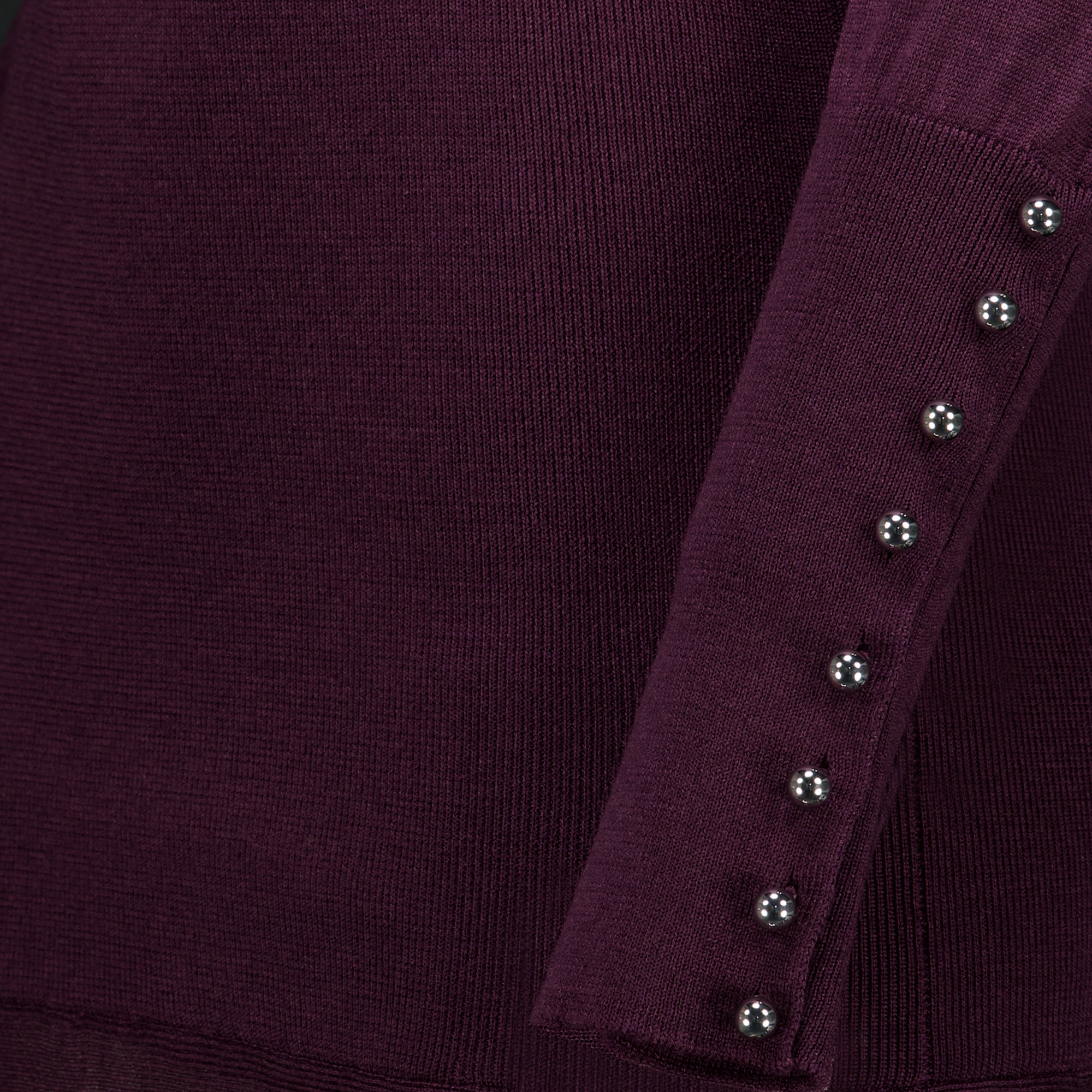Robes Robe longue en laine aubergine Rabanne Violet Femme