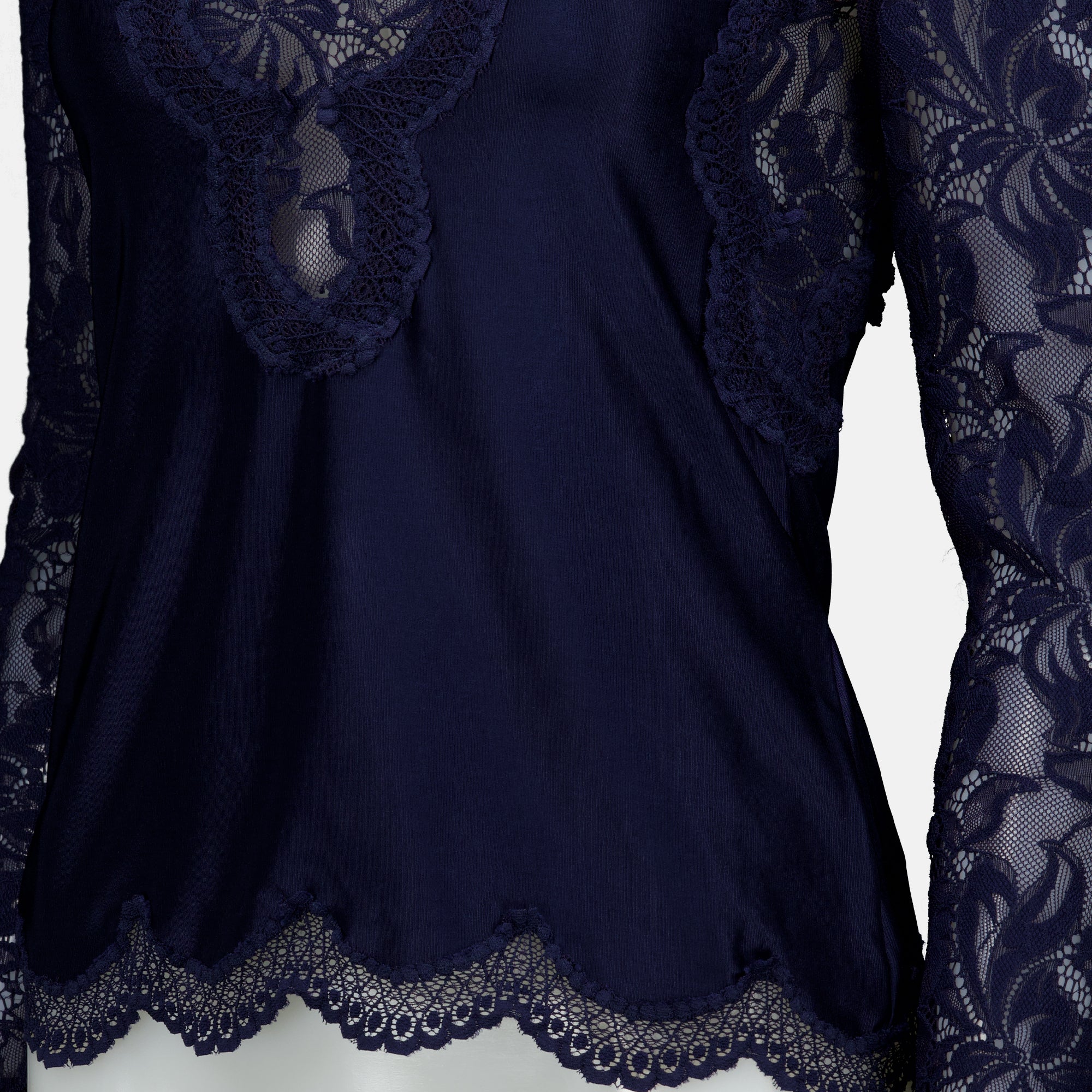 Tops Haut en dentelle bleu marine Rabanne Bleu foncé Femme