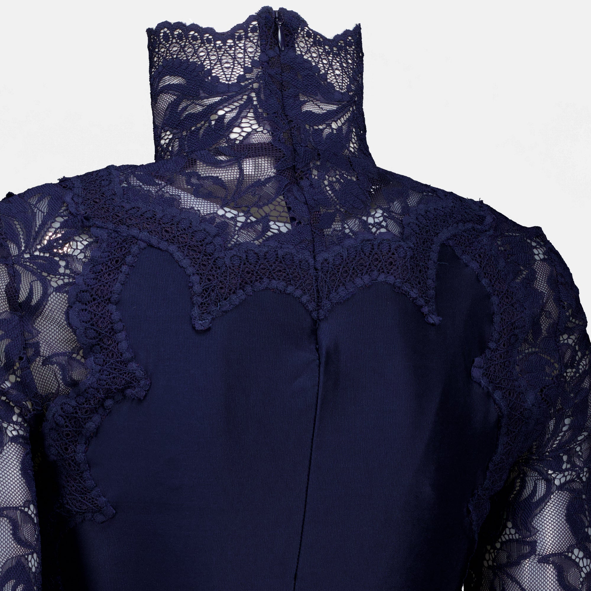 Tops Haut en dentelle bleu marine Rabanne Bleu foncé Femme