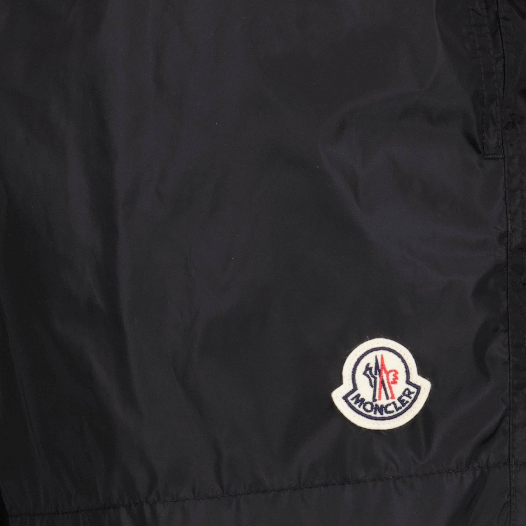 Beachwear Black Logo Swimwear Moncler Noir Homme