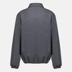 Vestes Graue Chambray-Jacke Miu Miu Gris Femme