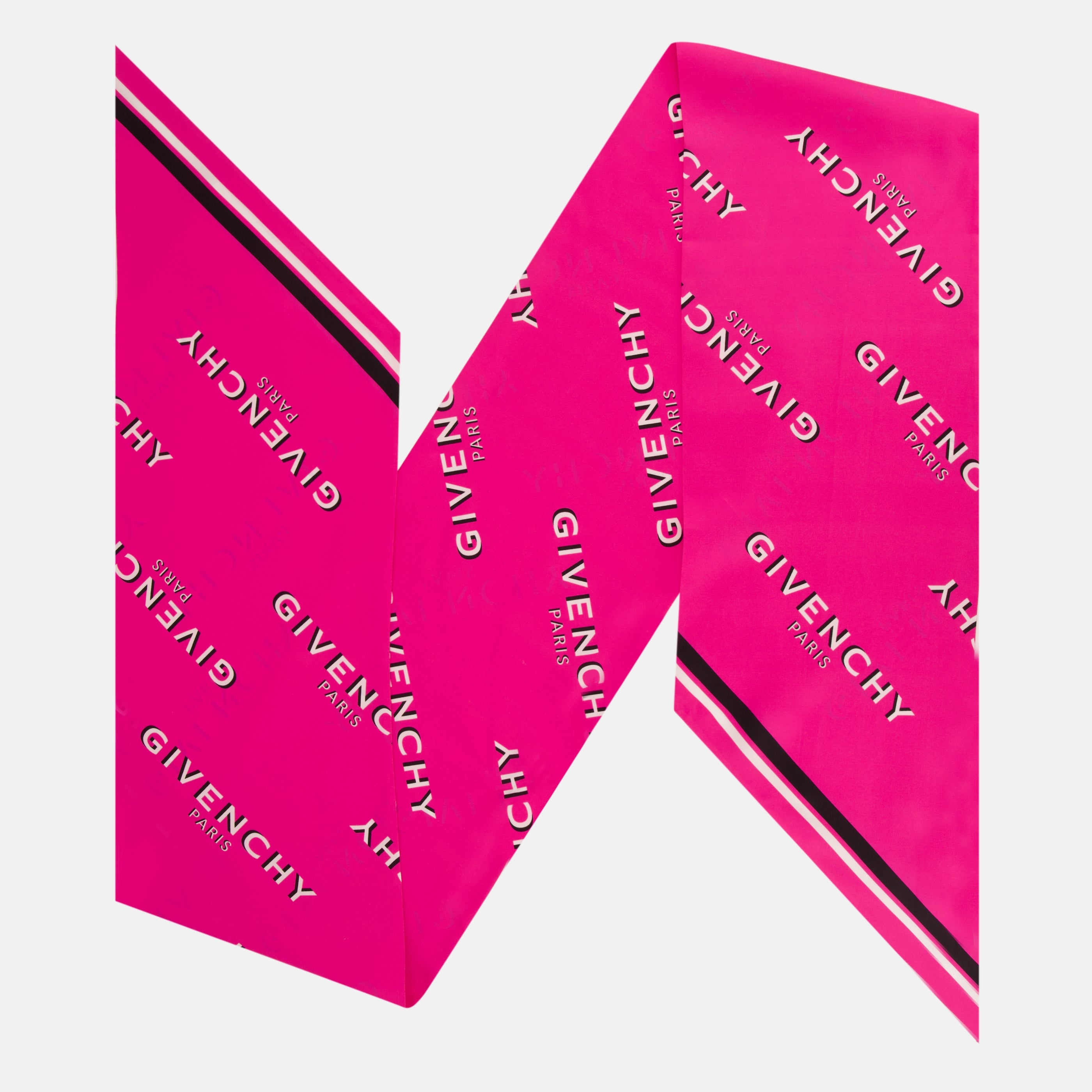 Écharpes, foulards et gants Maxi bandeau en soie Shadow rose Givenchy Rose Femme
