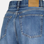 Image of the Saint Laurent women's baggy denim jeans - Autumn-Winter 2025 - Detailed View 2