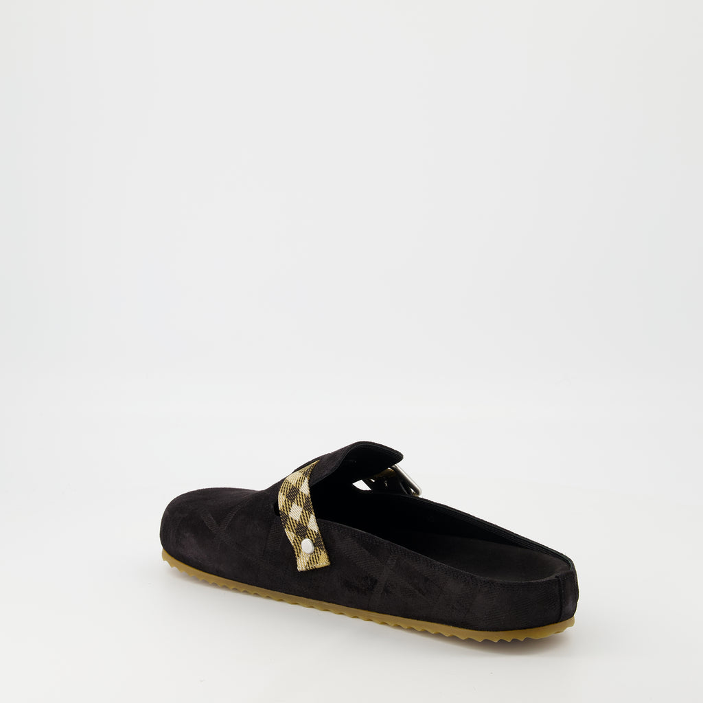 Chaussures ouvertes Sabots Urchin Burberry Noir Homme