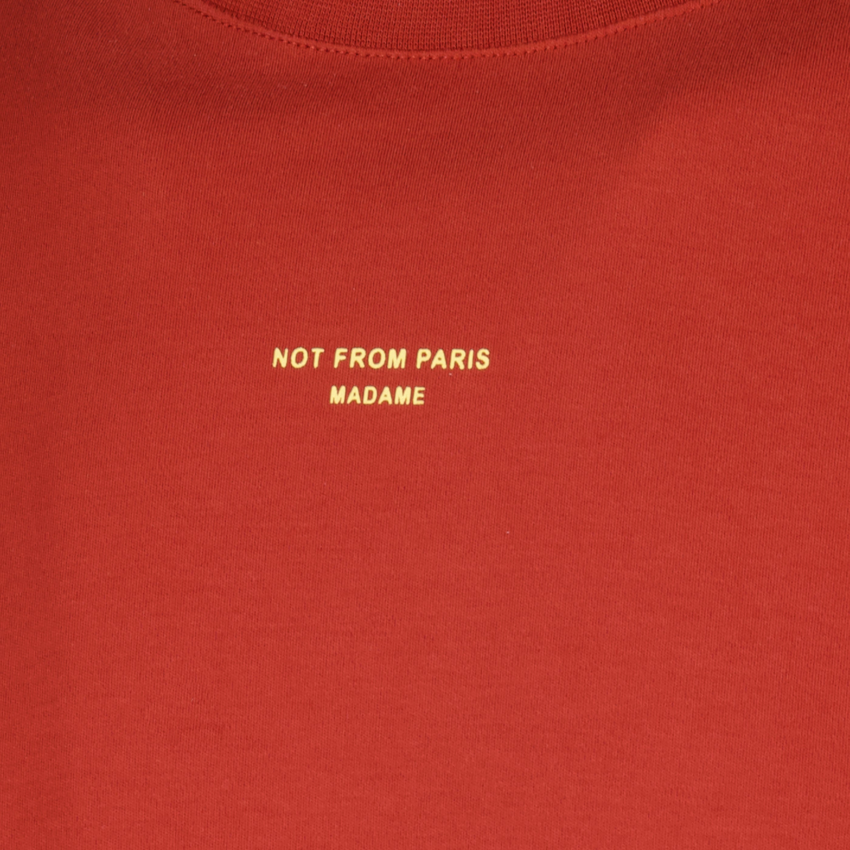 Bild des Artikels Rotes Slogan-T-Shirt der Marke Drole De Monsieur für Herren - Frühjahr-Sommer 2026 - Detaillierte Ansicht_1