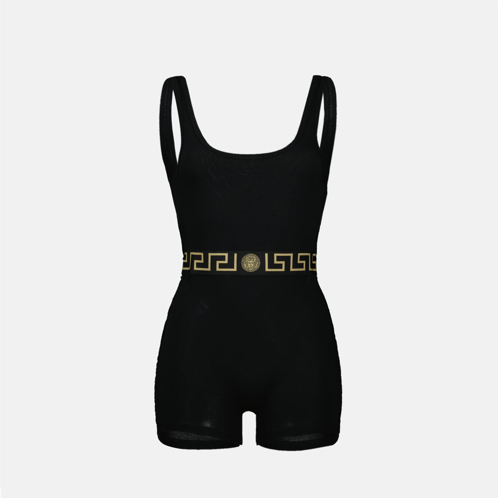 Roupa íntima e homewear Combinaison Medusa Greca noire Versace Preto Femme