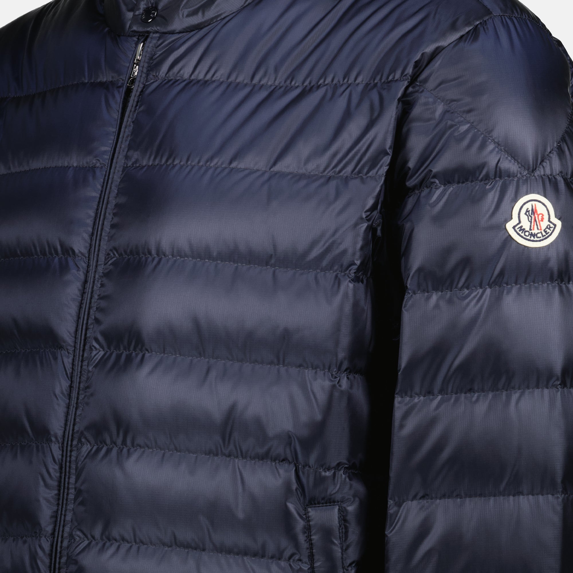 Image de l'article Doudoune Rigel bleu marine de la marque Moncler pour Homme - Saison Printemps-Été 2026 - Vue détaillée_1